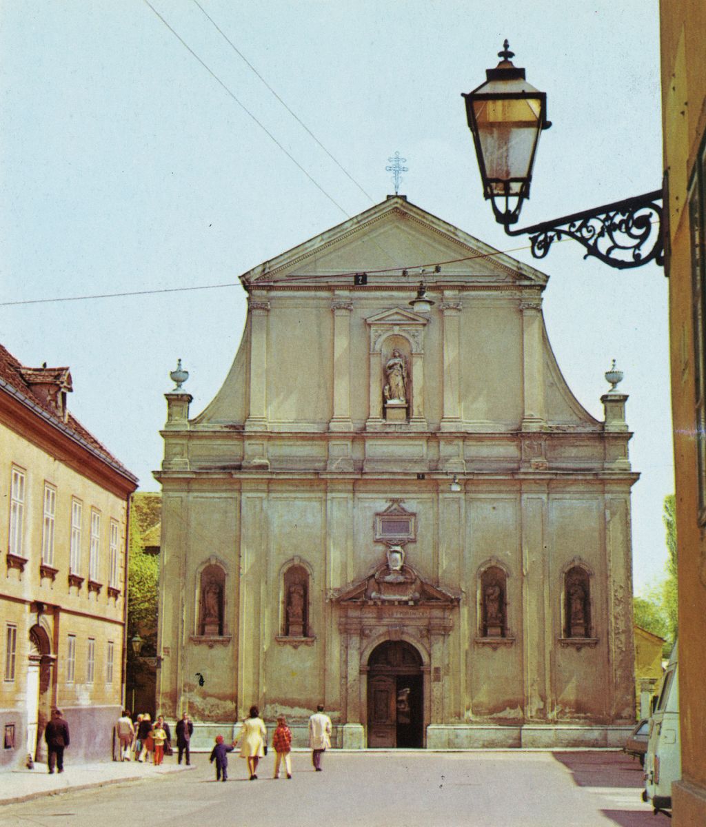 Crkva sv. Katarine, Katarinin trg, oko 1975. godine